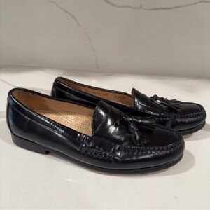 COLE HAAN men's CITY Mens Sz 10 D Office Career Leather Tassel‎ Loafers Shoes
